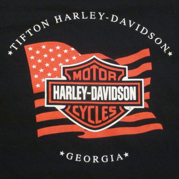 Harley Davidson Tifton Georgia T Shirt - Picture 3 of 6